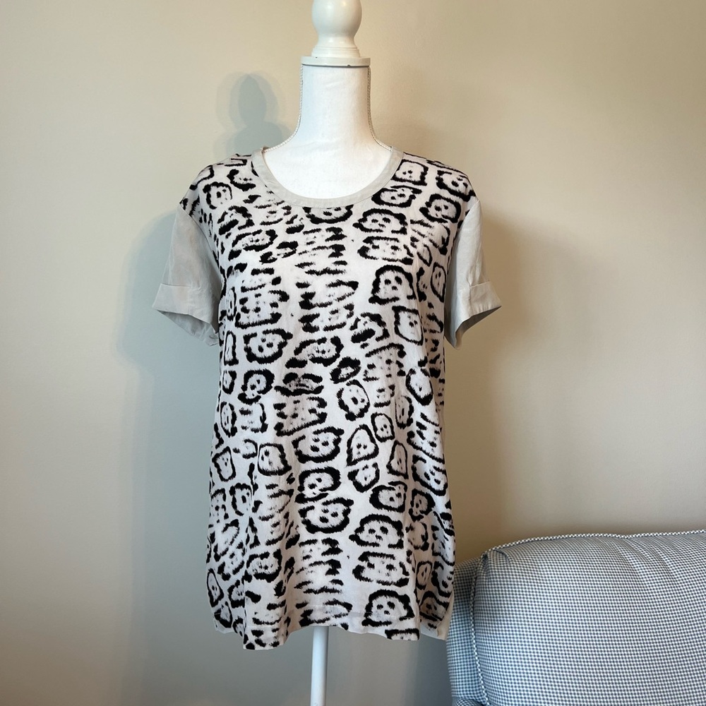 ALL SAINTS Spitalfields Aroma Felix Silk Blouse Size 4 AllSaints